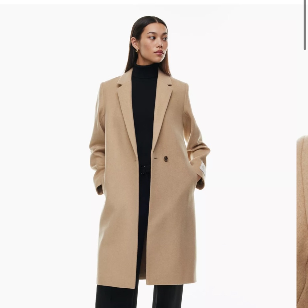 Aritzia - Babaton Steadman Coat - XS - Heather Light Taupe